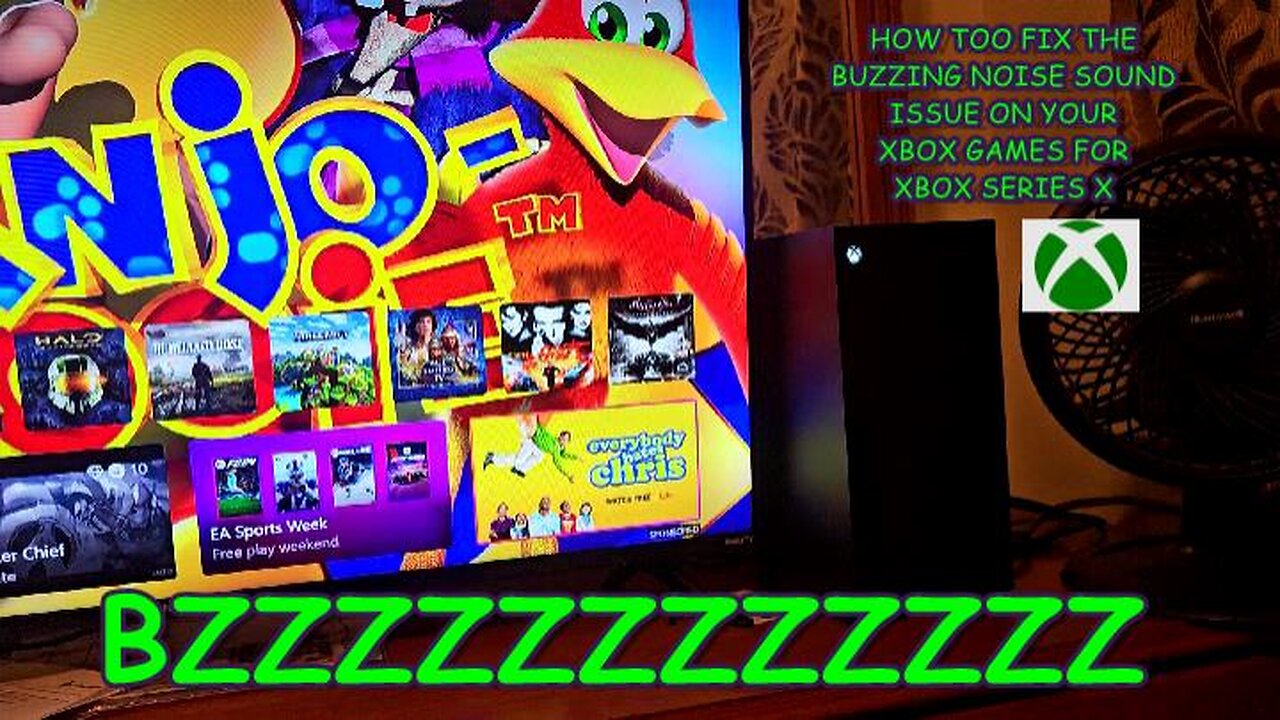 HOW TOO FIX THE BUZZING NOISE SOUND ISSUE ON YOUR XBOX GAMES FOR XBOX SERIES X