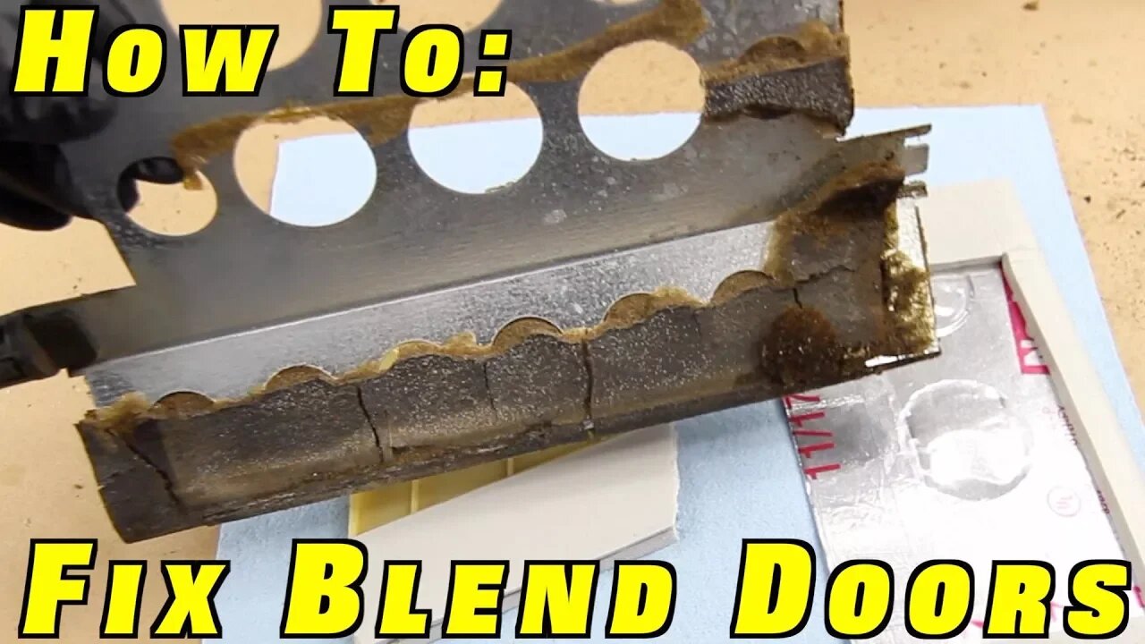 How To Fix Blend Doors ~ Install a Heater Core and Reseal The HVAC Box