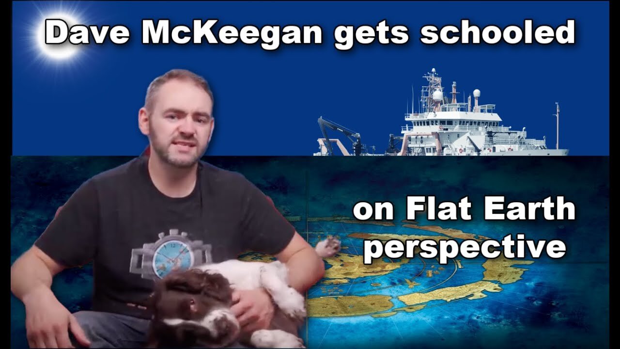 Teaching Dave McKeegan How Objects Disappear Bottom First on FLAT EARTH