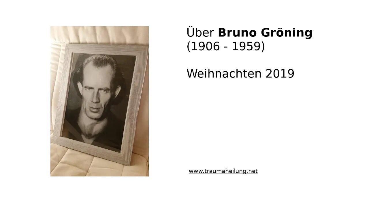 Über Bruno Gröning (1906 - 1959)