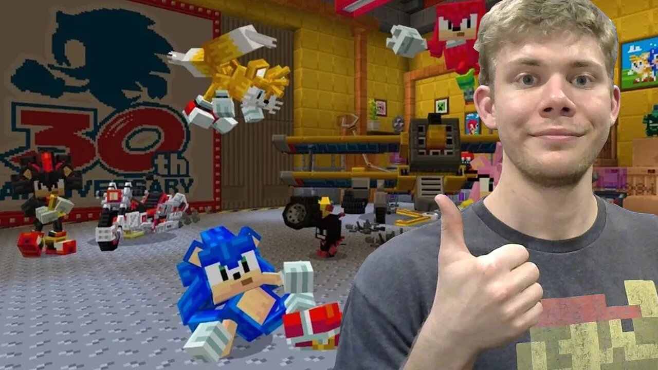 Reaction and Discussion: Sonic x Minecraft DLC Trailer