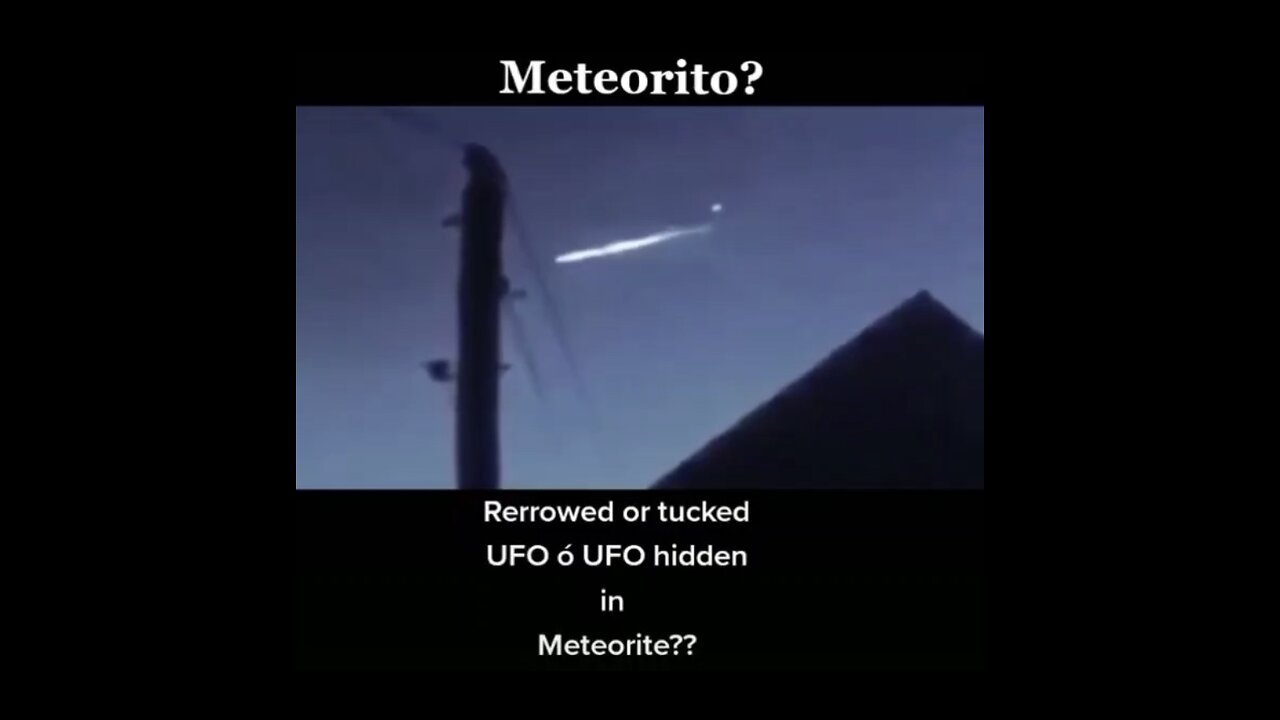 UFO hidden on a meteorite in Egypt