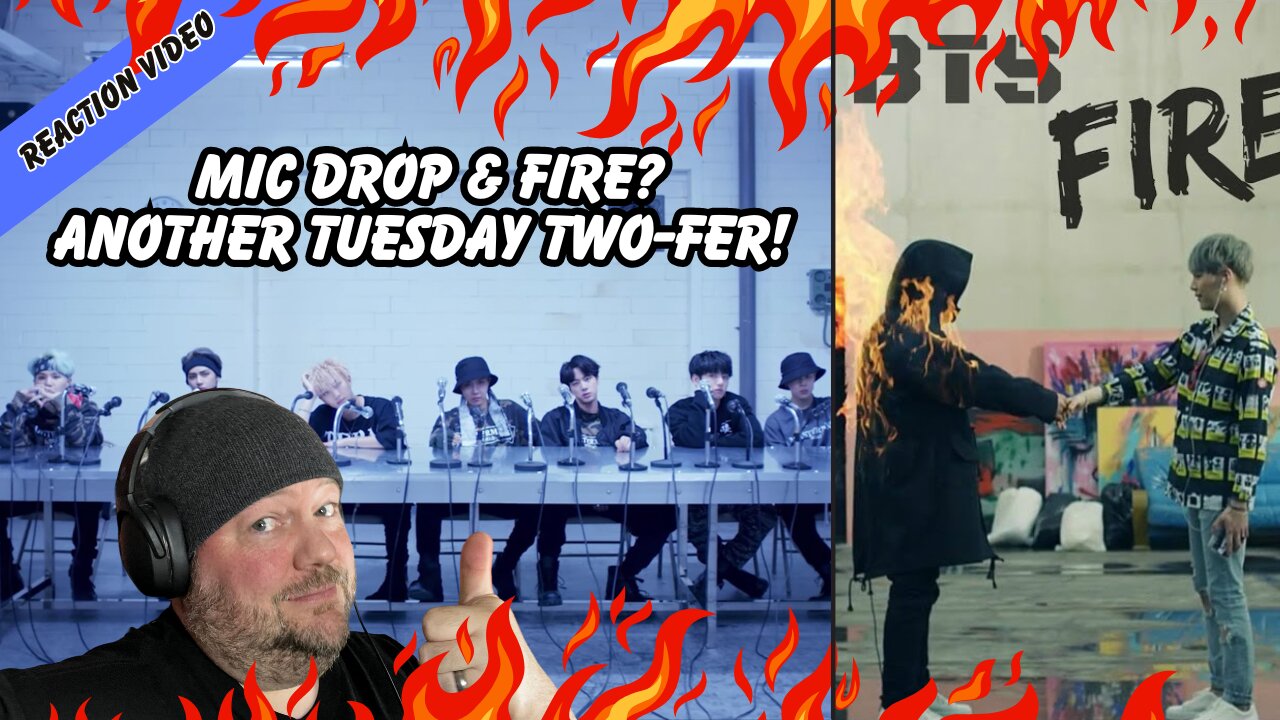 BTS - Mic Drop (Aoki Remix) & Fire - First Time Reaction by a Rock Radio DJ