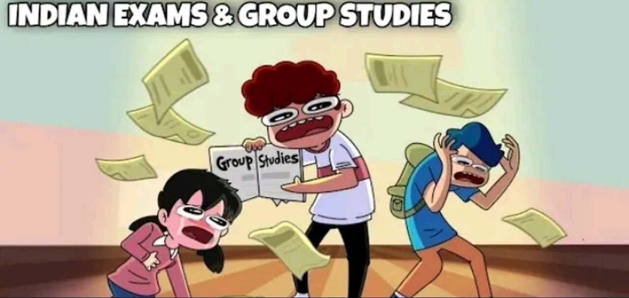 Indian exams VS group studies comedy video