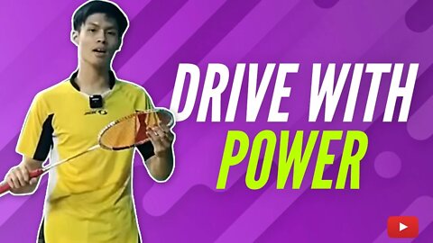 Drive with Power Drill featuring Nathanael Abednego - Indonesian with English Subtitles #badminton