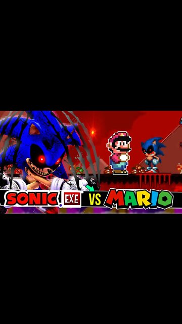 SONIC.exe DESTRUIU o SUPER MARIO | SMB1.exe #shorts