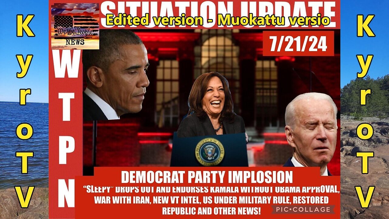 Situation Update - July 21, 2024 (edited version) (Swedish subtitles)