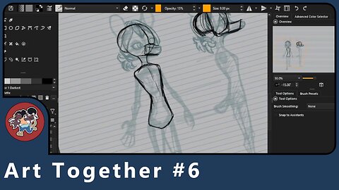 Art together #6 character design a lot