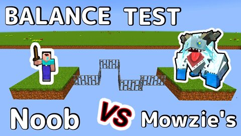 Minecraft Balance Test Mowzie's Monsters Vs. Noob | Part 1