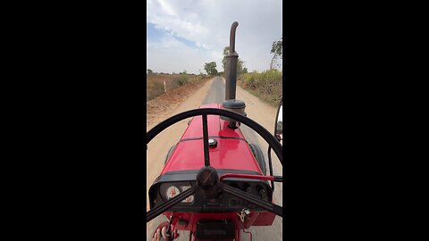 Tractor ride on full speed