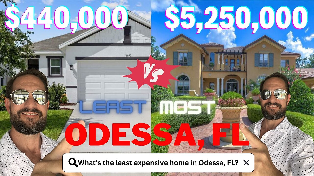 Odessa, FL: Check out the Least and Most Expensive Homes in one of Tampa's Popular Suburbs