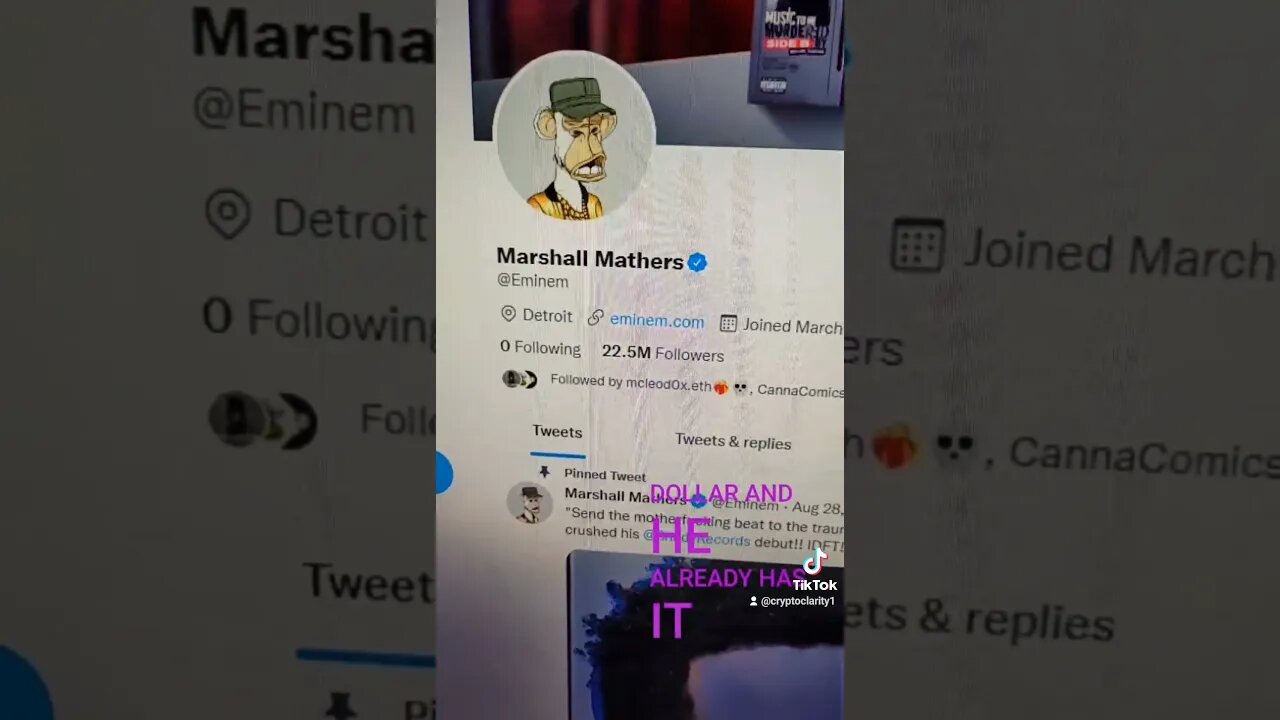 EMINEM BOUGHT THIS NFT FOR $460K