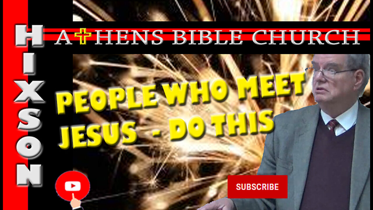 What Happens When People Meet Jesus | Bible Wisdom | Revelation 1 | Athens Bible Church