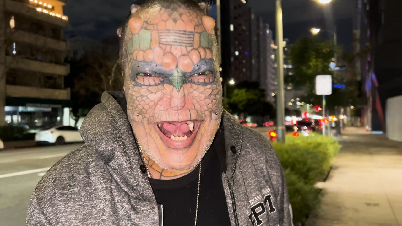 Street Interview with Legion the Reptilian Dragon