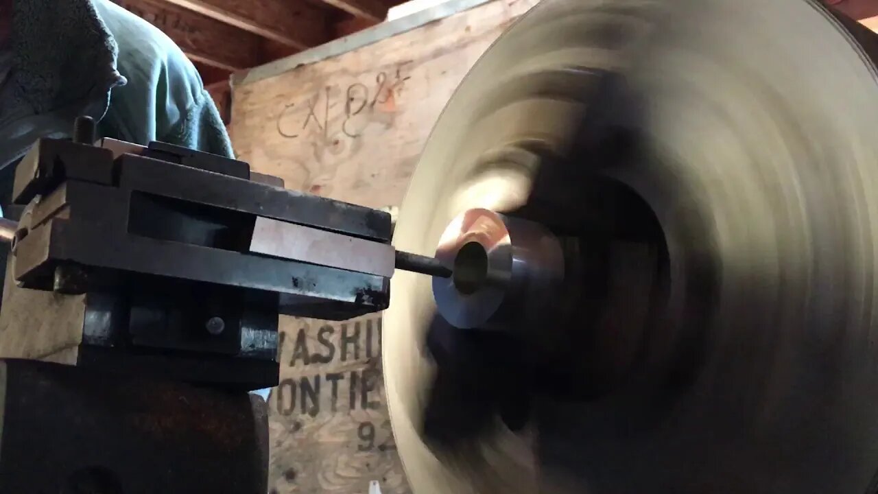 Machining rim for an Acrylic Calabash