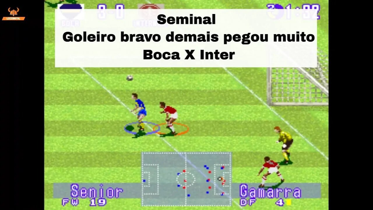 SNES - Campeonato Brasileiro 96 - Parte 08 - Semifinal - #Boca #Juniors X #Internacional