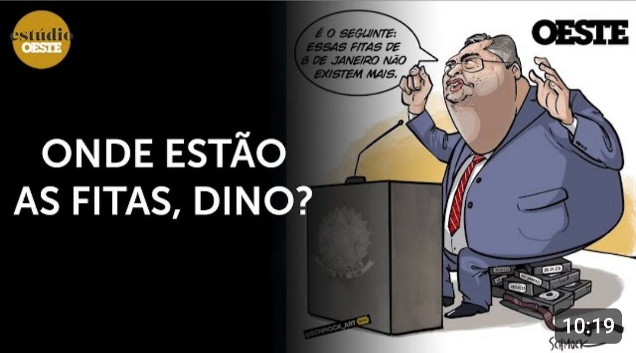 Charge da semana da Revista Oeste: As fitas sumiram | #eo