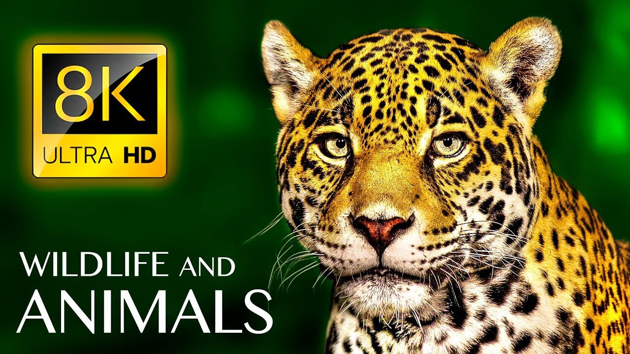 Animals' & Wildlife 8k Ulta HD • Relaxing Music And Nature Sounds 8k Tv