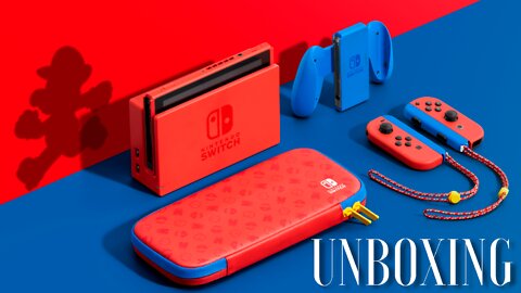Nintendo Switch Limited Edition Console Unboxing (Super Mario Odyssey) Doom & Skyrim