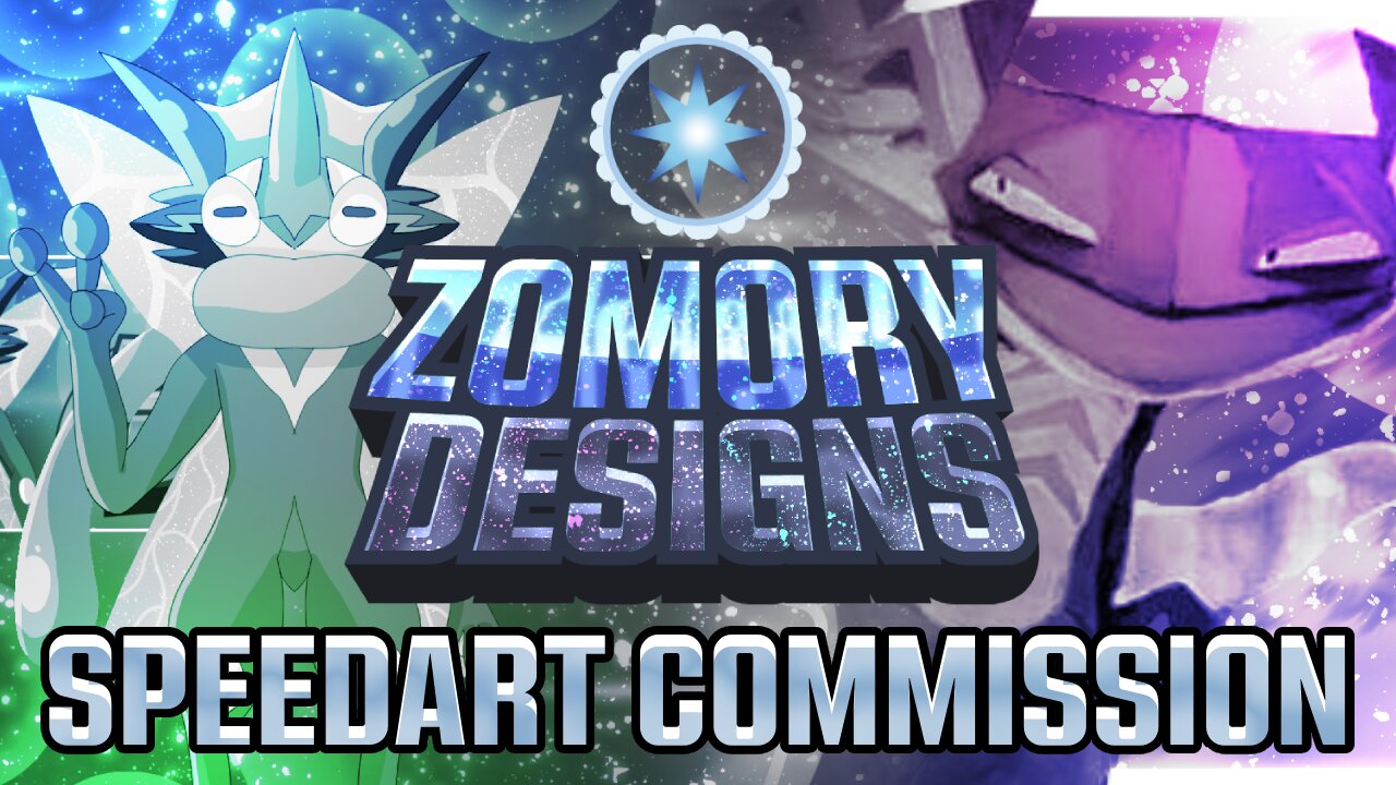 Thumbnail Commission Speedart 3 + Rebrand Design