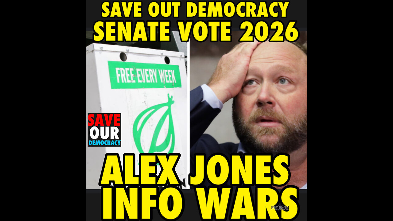 SOD #36 The Onion wins Alex Jones' Infowars in bankruptcy auction…