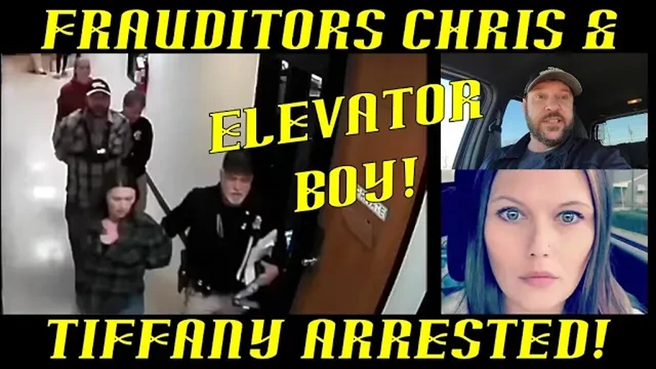 Frauditors Chris & Tiffany Arrested For Causing Disturbance!