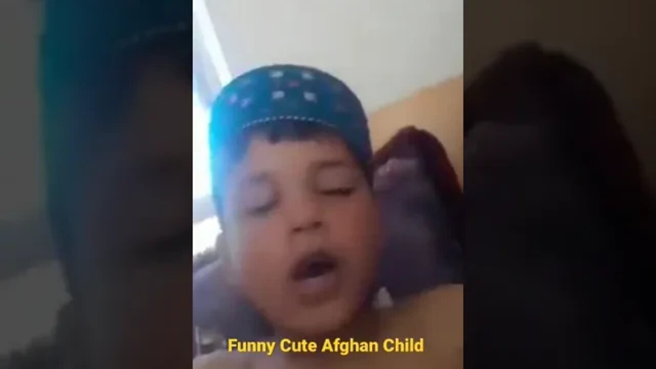 Cute Afghan Child singing