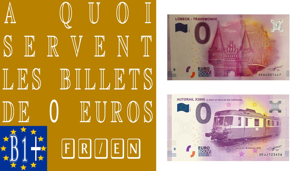 Billets de zéro euro : à quoi servent-ils