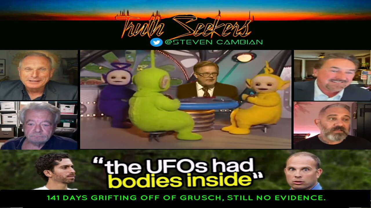 141 days grifting off of Grusch. STILL no evidence.