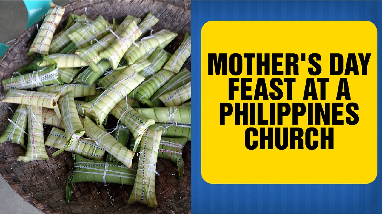 MOTHER'S DAY FEAST at a CHURCH in the PHILIPPINES