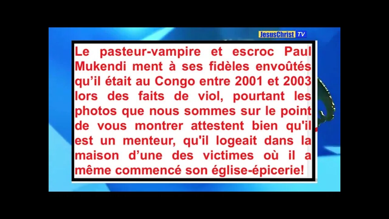 BOOM~PHOTOS MONTRANT QUE LE PASTEUR VAMPIRE PAUL MUKENDI A MENTI À SON ÉGLISE ÉPICERIE SUR SES VIOLS