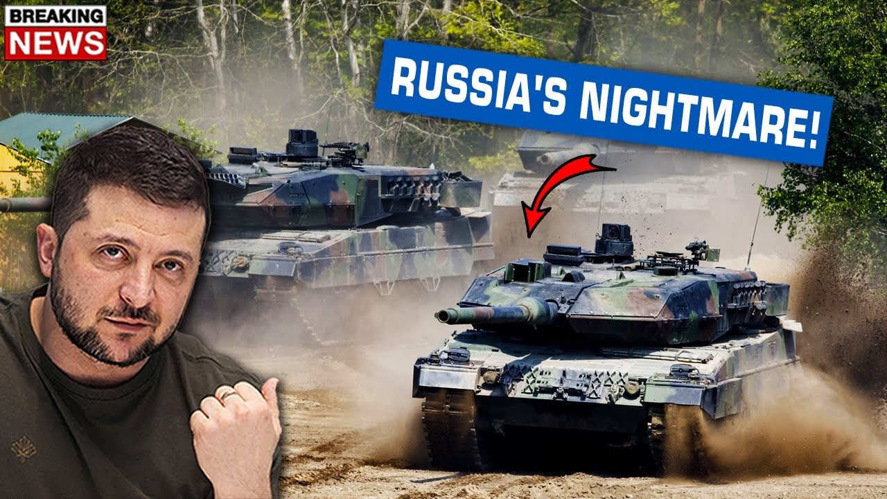 Western tanks begin to hit Russia! Ukraine launches offensive against Russia!