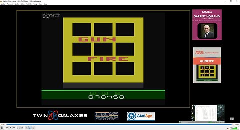 Atari 2600 EMU - Gunfire - Game X X/X - 70,450