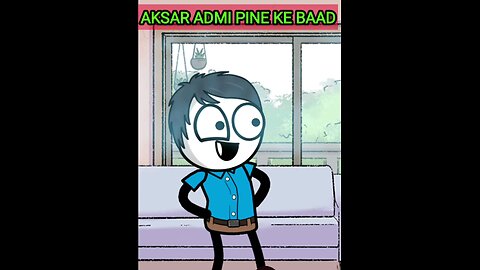 pine ke baad !funny cartoon video