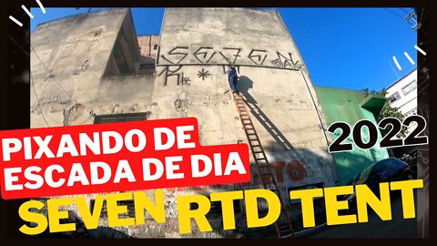 Pixação de ESCADA de Dia na Av Celso Garcia TENT SEVEN RTD 2022