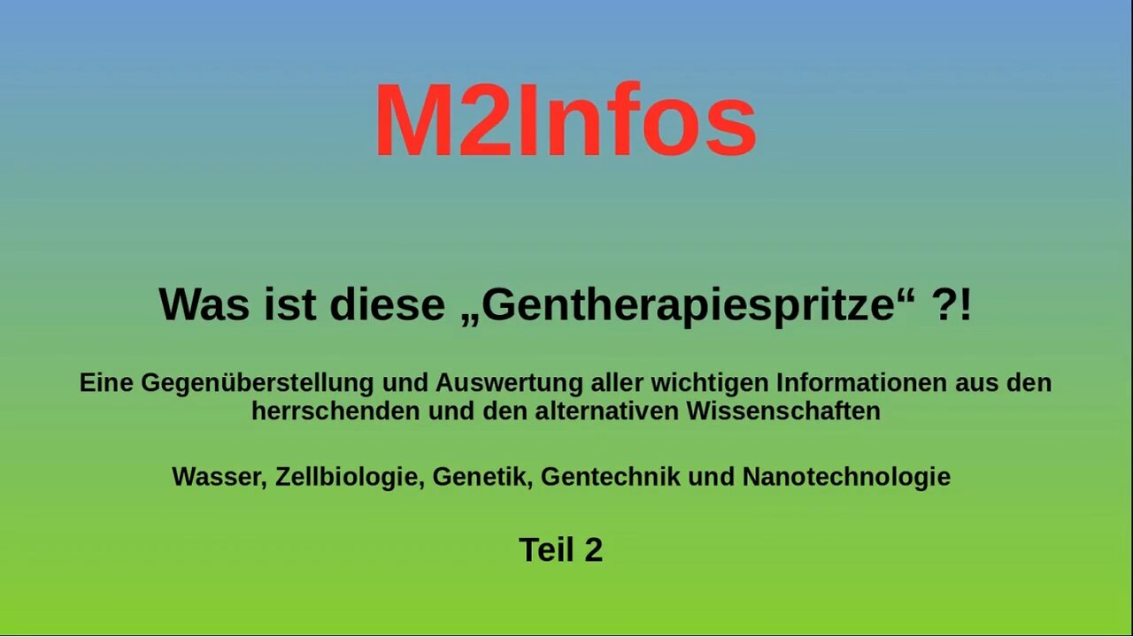 Was ist diese Gentherapiespritze - Teil 2