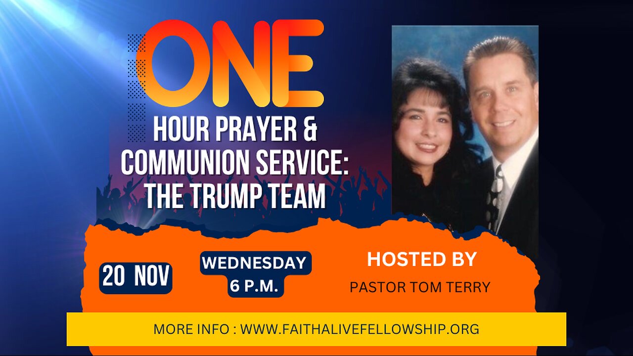 Communion Service: The Trump Team - Pastor Thomas Terry - 11/20/24