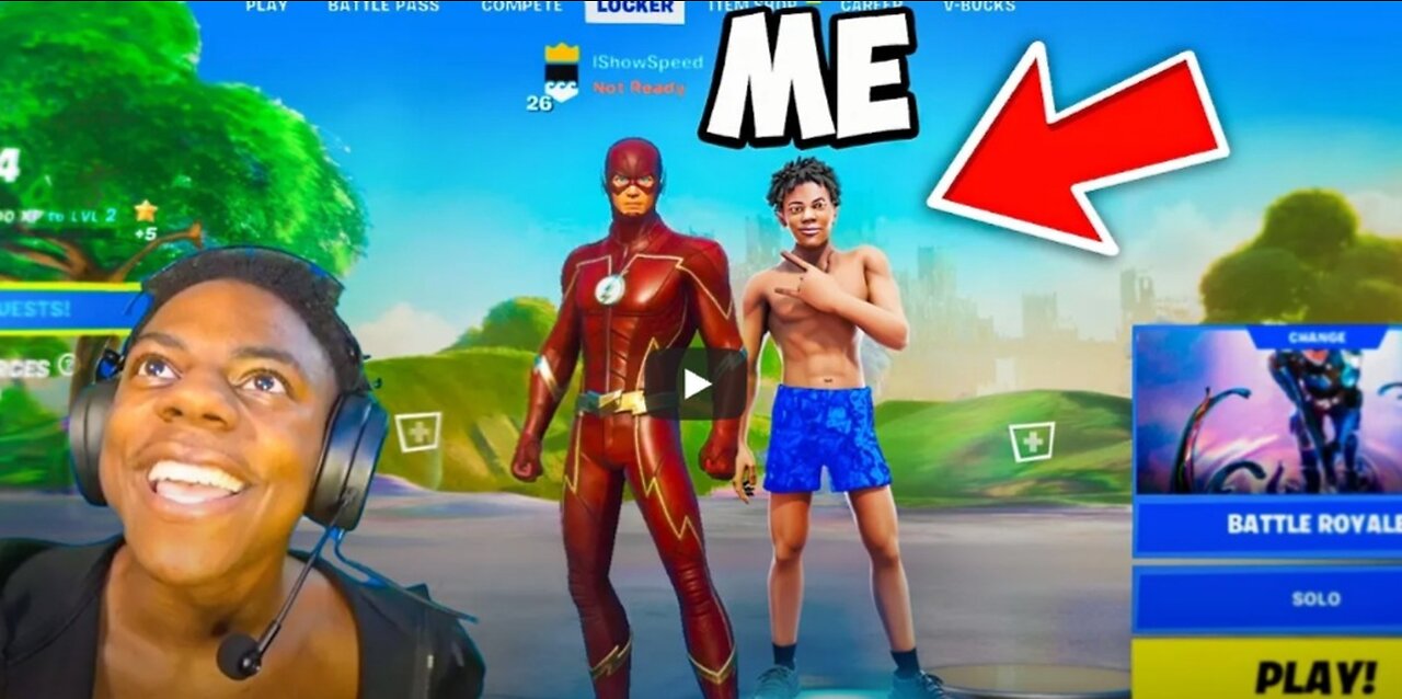 I Created iShowSpeed His Own Fortnite Skin!