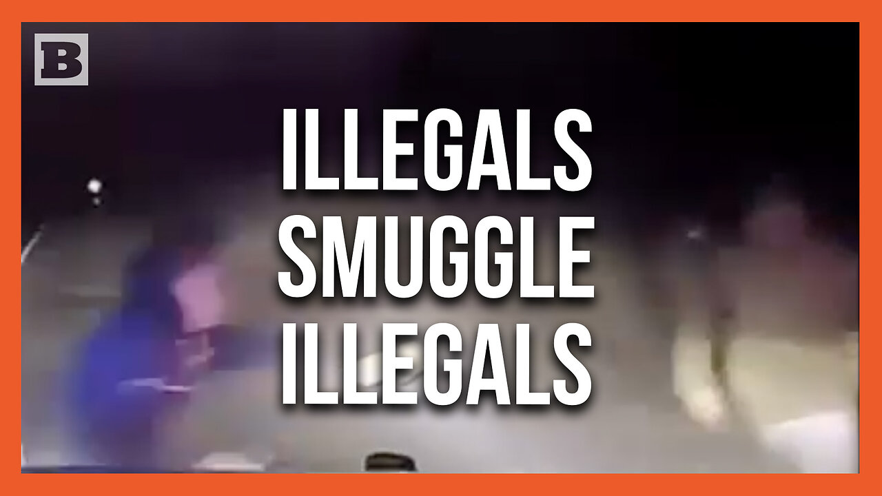 Hot Pursuit: Illegal Immigrants Smuggling Others Try to Flee Police in Burning Car