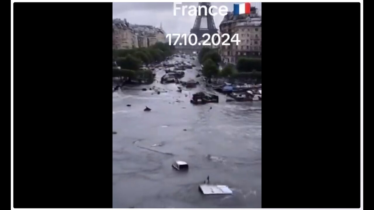 France is flooded by the evils weather weapons 10-17-24