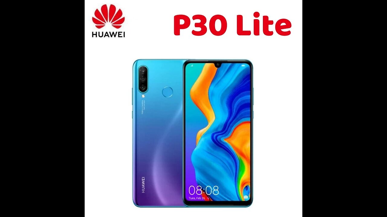 Original Huawei P30 Lite Smartphone Android 128GB ROM 6.15 inch 48MP+32MP Google Play