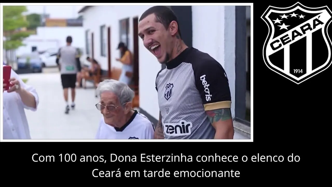 TORCEDORA DO CEARÁ ESTERZINHA CELEBRA OS 100 ANOS CONHECENDO AS DEPENDENCIAS DO TIME DO POVO #ceará