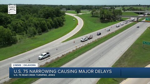 U.S. 75 narrowing causing major delays