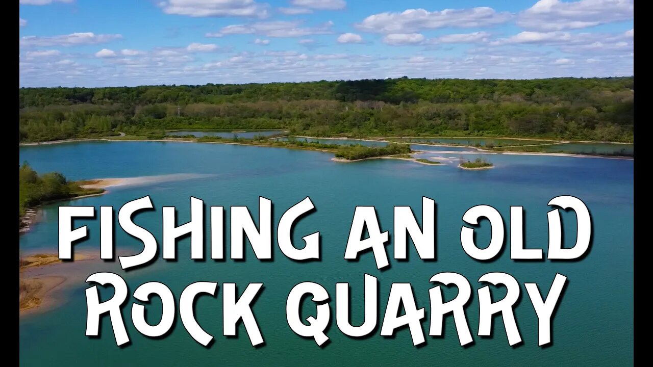 Kayak Fishing an old Rock Quarry