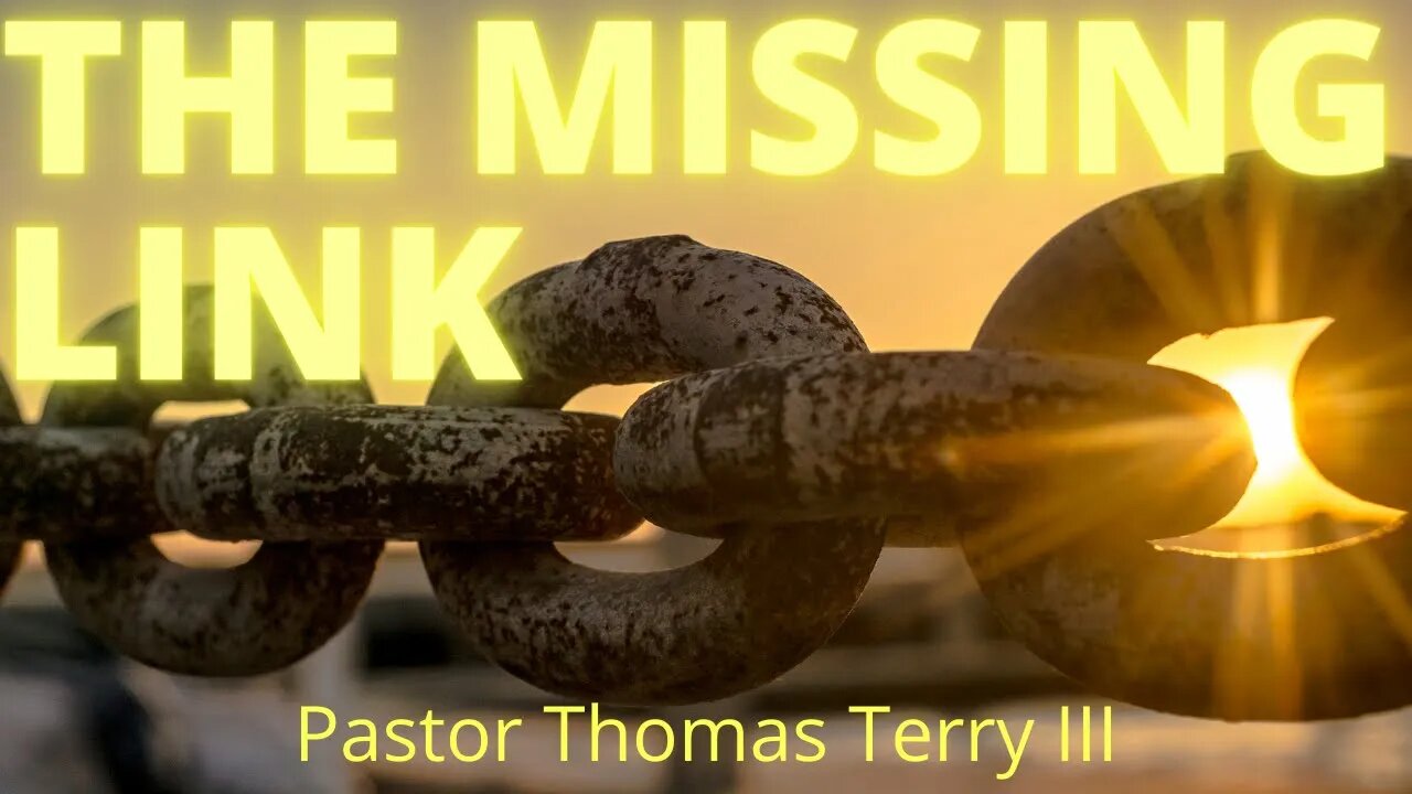 The Missing Link - Be filled with the Holy Ghost! | Faith Alive Fellowship