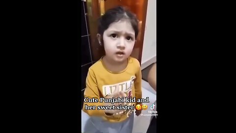 Punjabi cute kids complaining