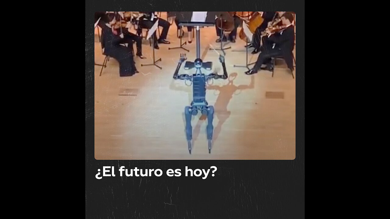 Robot dirige una orquesta en China