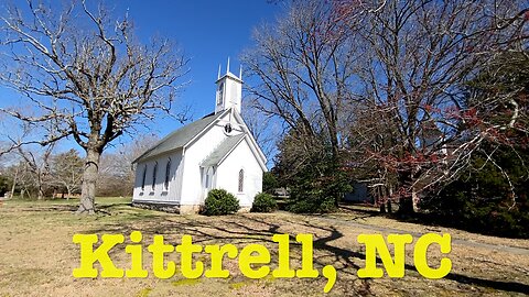 Join my QUEST to visit every town center in North Carolina. Today we are in Kittrell, NC