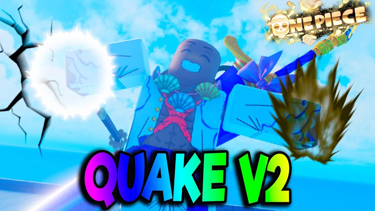 QUAKE FRUIT V2 no A ONE PIECE GAME e NOVA RAID DO BARBA BRANCA