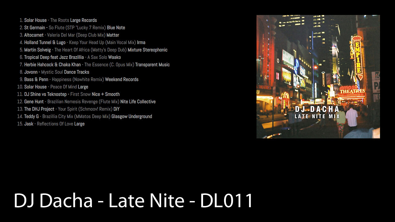 DJ Dacha - Late Nite - DL011 (Old Deep House DJ Mix)